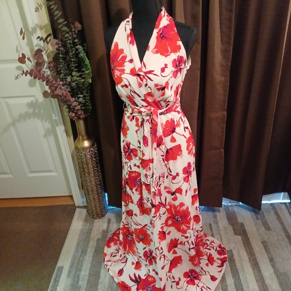 This Beautiful Red, Pink, Blue Dress - Picture 7 of 9